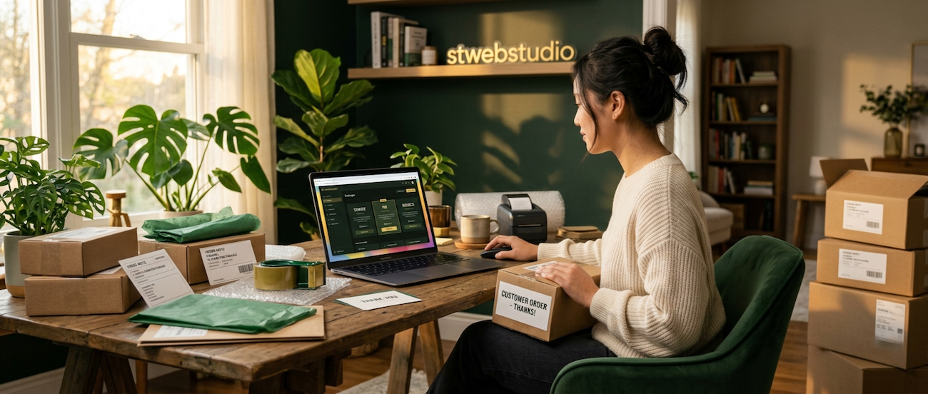 แพ็กเกจเว็บไซต์ STwebstudio